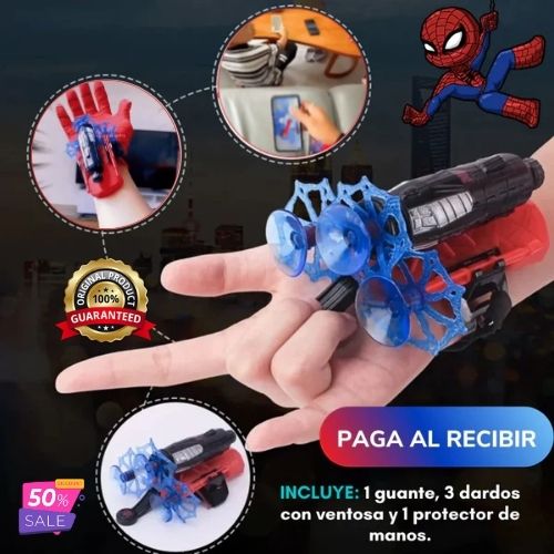 LANZA TELERAÑA SPIDERMAN