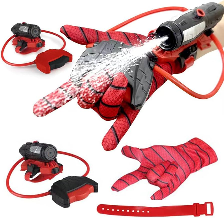 GUANTES LANZA AGUA SPIDERMAN