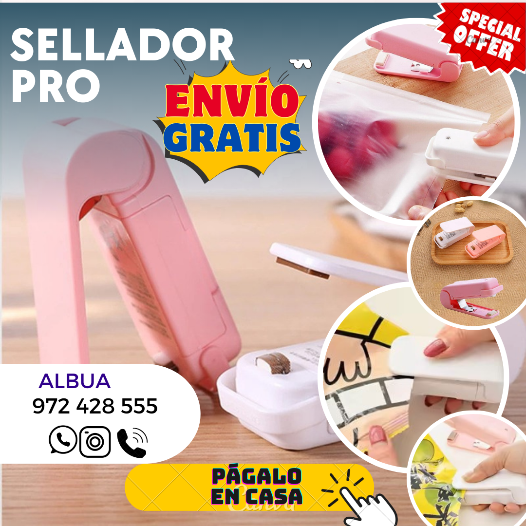 SELLADOR PRO| ENVÍO GRATIS